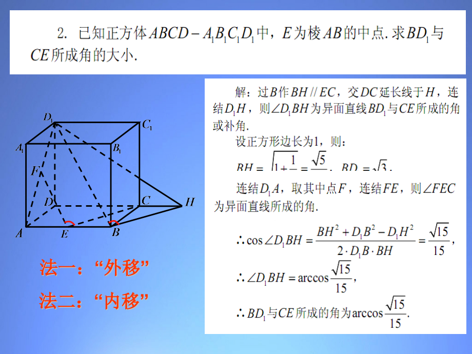高三空间两条直线所成角.pptx_第2页