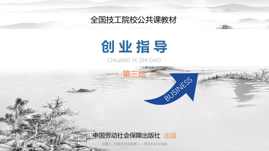 话题4：无限风光在险峰——创业机会与风险.pptx_第1页