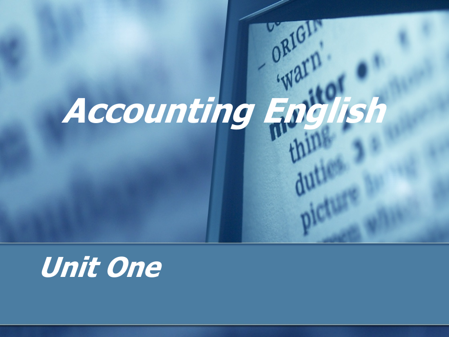 Accounting-English整本书电子教案全套教学教程教材课件.ppt_第1页