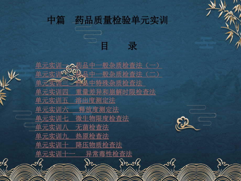 中篇--药品质量检验单元实训.ppt_第2页