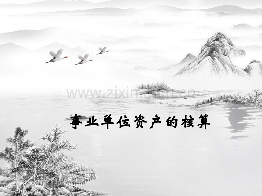 第九章-事业单位资产的核算.ppt_第1页