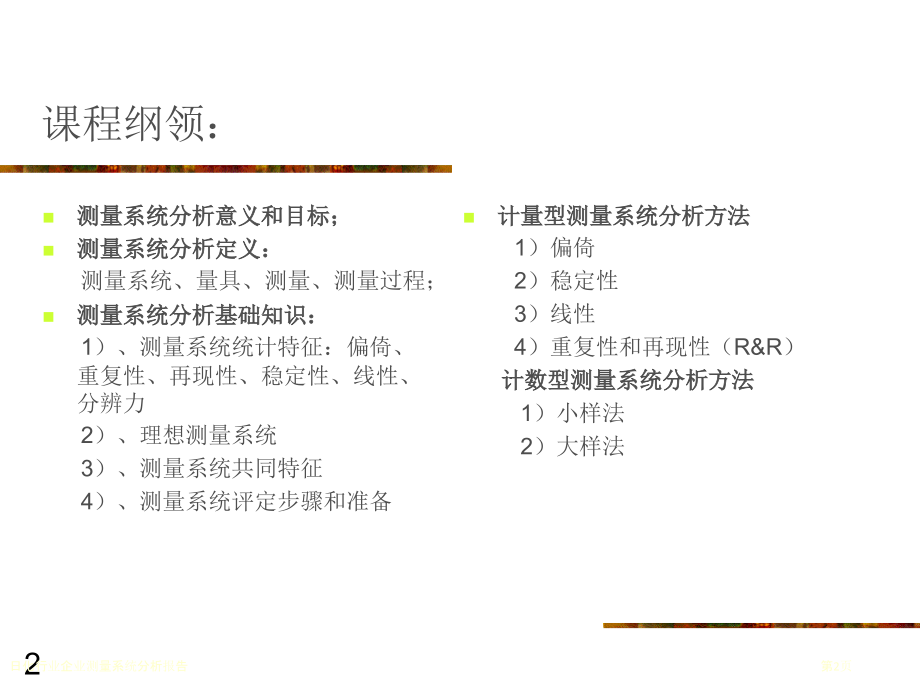 日化行业企业测量系统分析报告.pptx_第2页