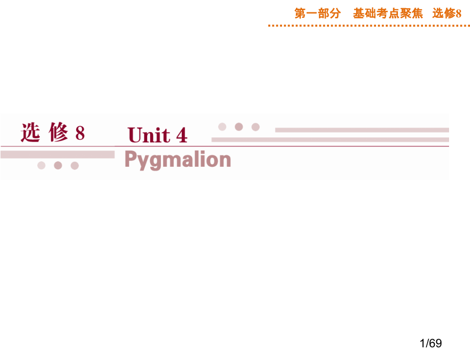 第一部分选修8Unit4省名师优质课赛课获奖课件市赛课百校联赛优质课一等奖课件.ppt_第1页