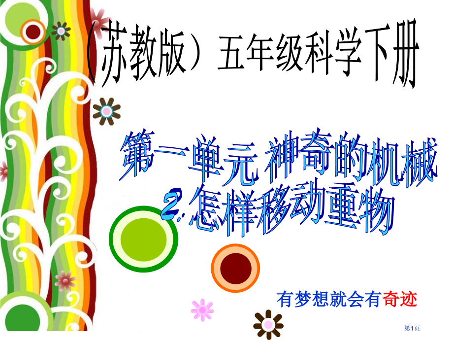 怎样移动重物2苏教版小学科学五年级下册课件市名师优质课比赛一等奖市公开课获奖课件.pptx_第1页