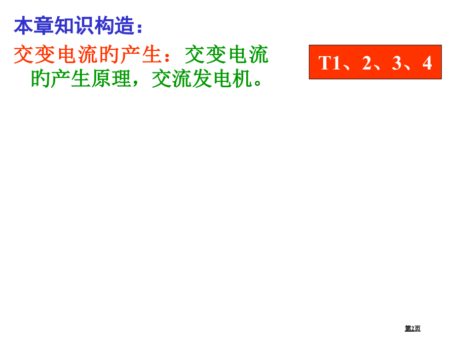新版交变电流复习省名师优质课赛课获奖课件市赛课百校联赛优质课一等奖课件.pptx_第2页