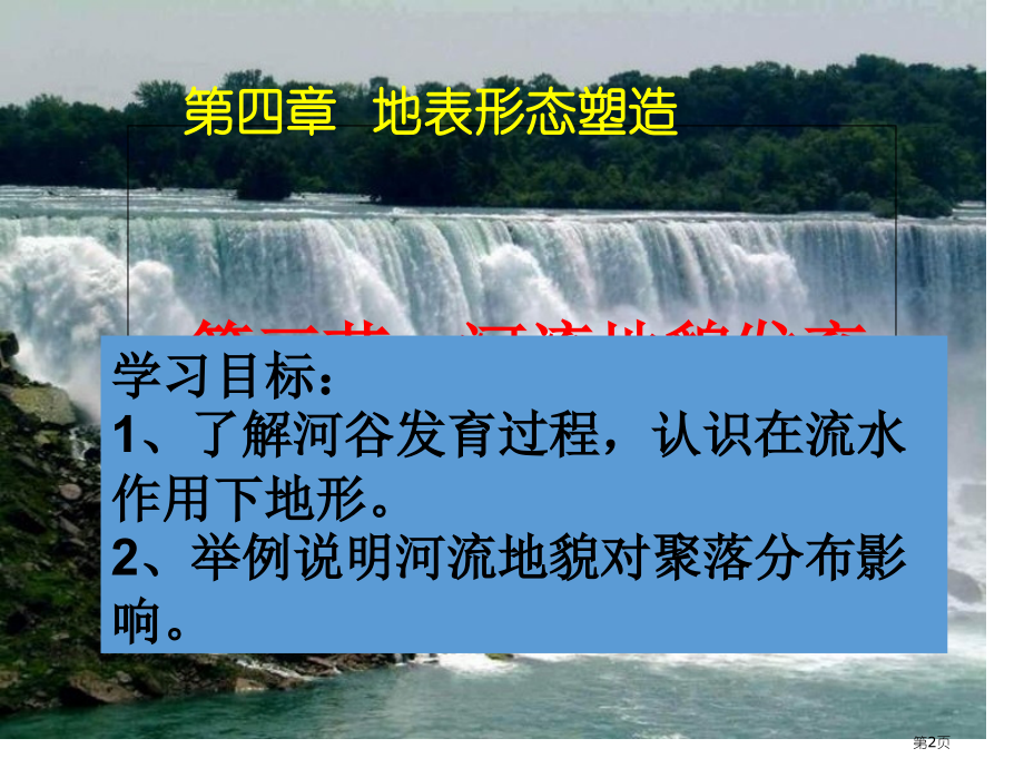 高中地理必修一4.3河流地貌的发育ppt2市公开课一等奖省优质课赛课一等奖课件.pptx_第2页