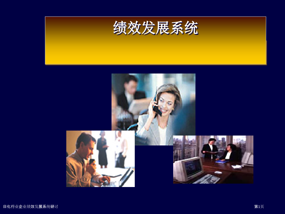 日化行业企业绩效发展系统研讨.pptx_第1页