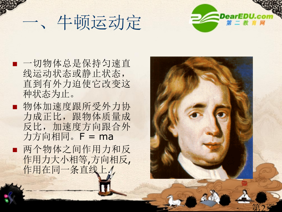 高中物理牛顿运动定律总复习汇总新人教必修省名师优质课赛课获奖课件市赛课一等奖课件.ppt_第2页