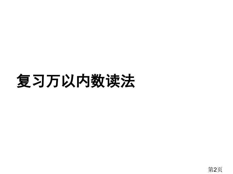 数学四上第一单元万以上的数的认识信息窗2万以上的数的写法名师优质课获奖市赛课一等奖课件.ppt_第2页