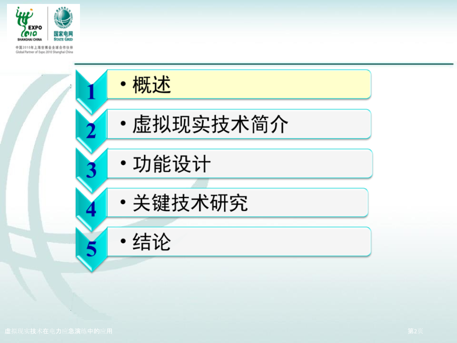 虚拟现实技术在电力应急演练中的应用.pptx_第2页