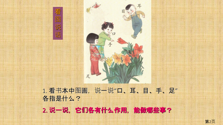 部编版小学语文一年级上册《口耳目》省名师优质课获奖课件市赛课一等奖课件.ppt_第2页