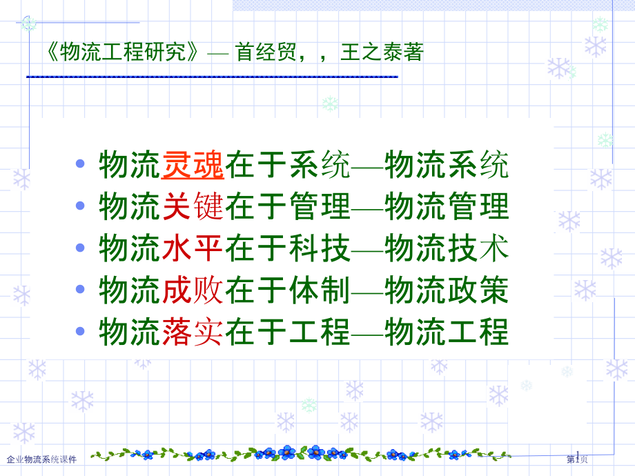 企业物流系统课件.pptx_第1页