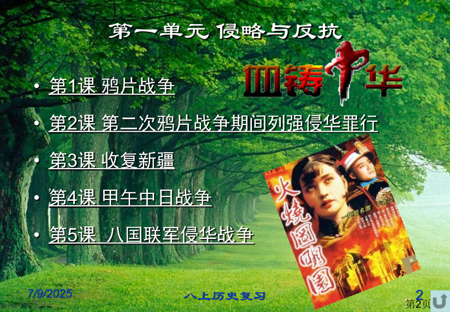 八年级历史上册复习资料ty省名师优质课赛课获奖课件市赛课一等奖课件.ppt_第2页