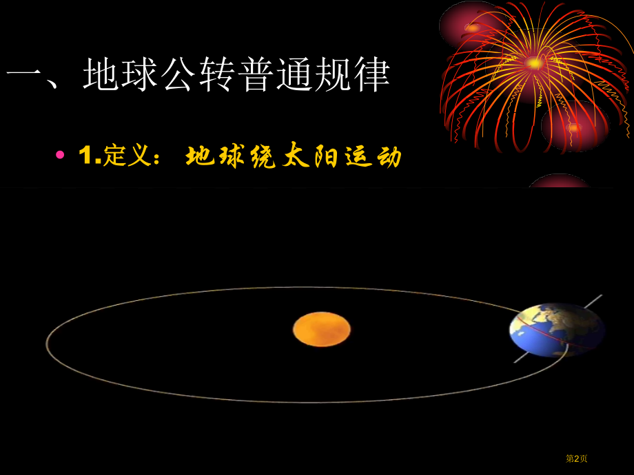 高中地理必修一第一章第三节地球的运动比赛课市公开课一等奖省优质课赛课一等奖课件.pptx_第2页