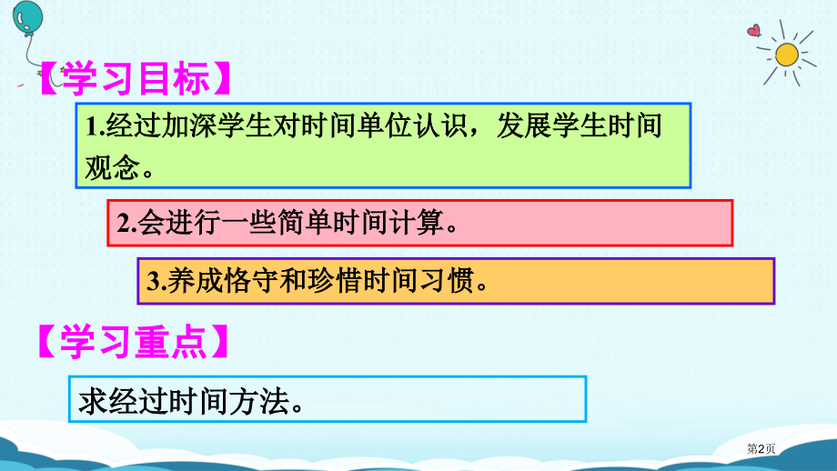 三年级上册数学授课第3课时计算经过的时间市公开课一等奖省优质课赛课一等奖课件.pptx_第2页