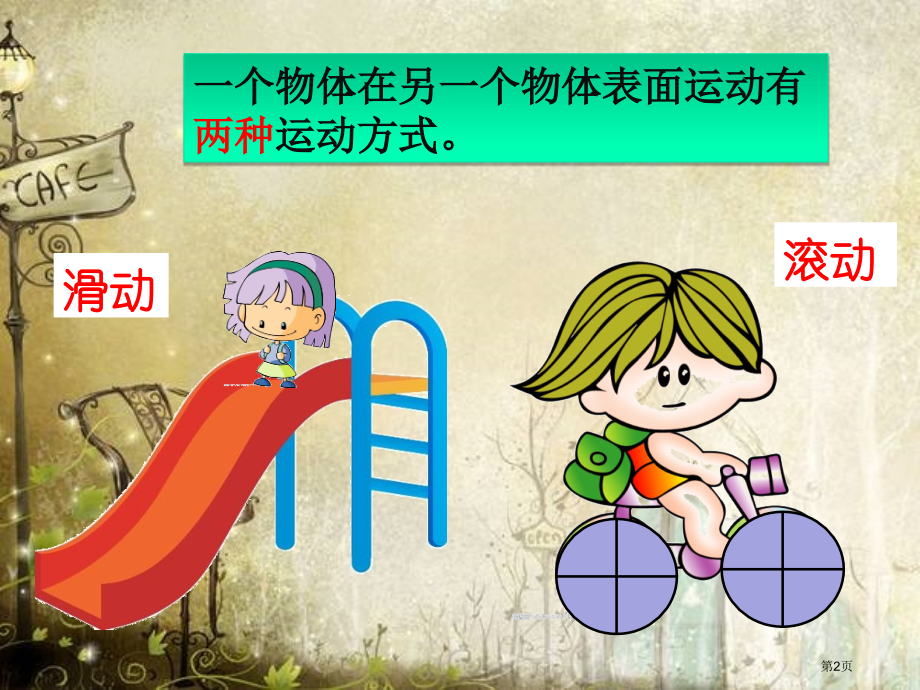 五年级上册科学4.6滑动与滚动市公开课一等奖省优质课赛课一等奖课件.pptx_第2页