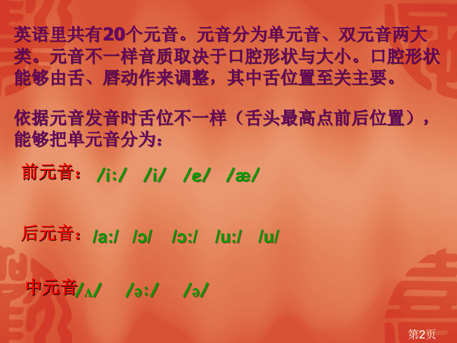 第一单元-英语前元音名师优质课获奖市赛课一等奖课件.ppt_第2页