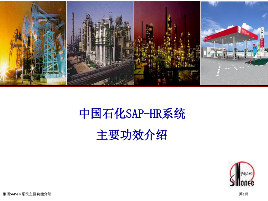 集团SAP-HR系统主要功能介绍.pptx_第1页