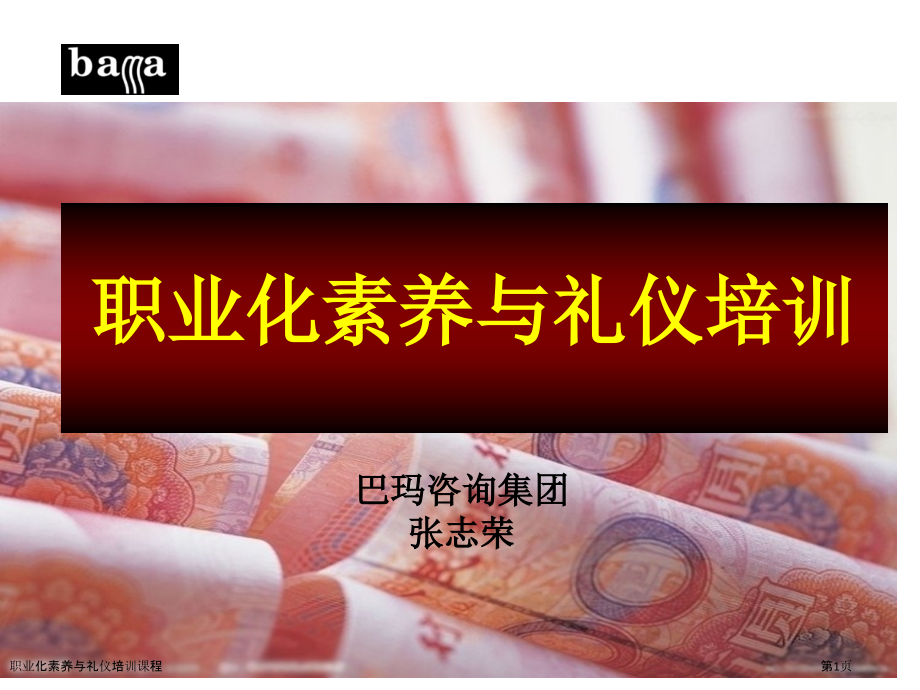 职业化素养与礼仪培训课程.pptx_第1页