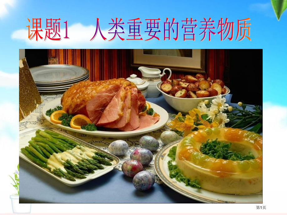 九年级化学下册第十二单元人类重要的营养物质市公开课一等奖省优质课赛课一等奖课件.pptx_第1页