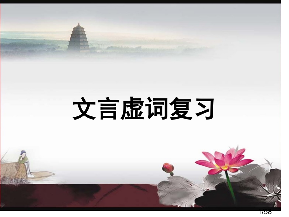 文言虚词复习ppt省名师优质课赛课获奖课件市赛课百校联赛优质课一等奖课件.ppt_第1页