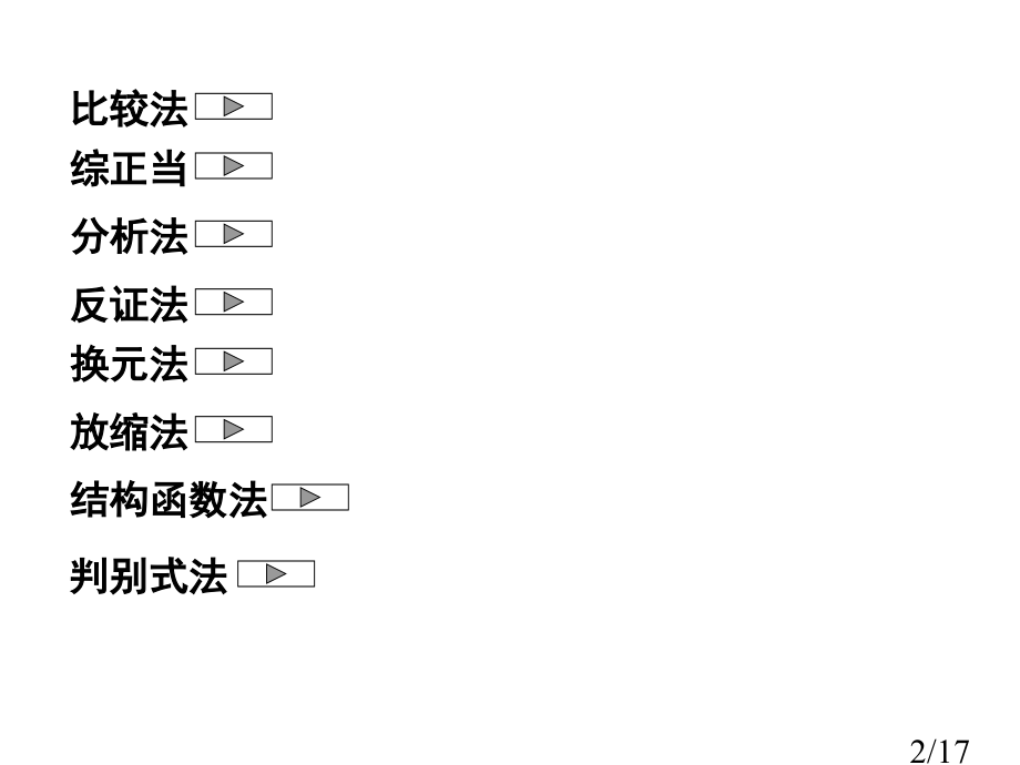 高二数学不等式的证明4省名师优质课赛课获奖课件市赛课一等奖课件.ppt_第2页