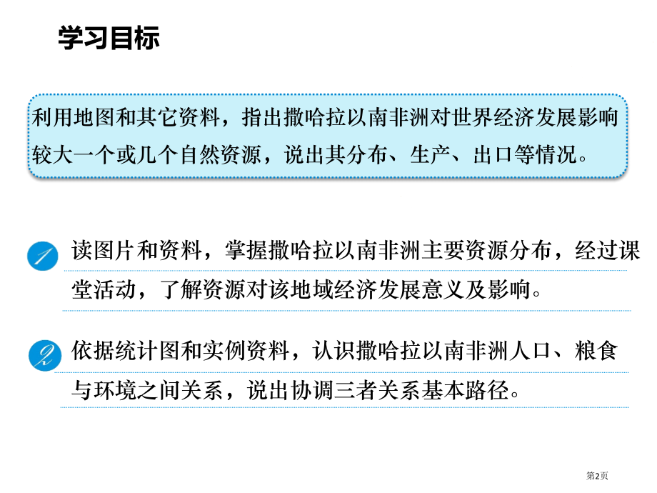 七年级下册第八章东半球其他的地区和国家第三节撒哈拉以南非洲名师市公开课一等奖省优质课赛课一等奖课件.pptx_第2页