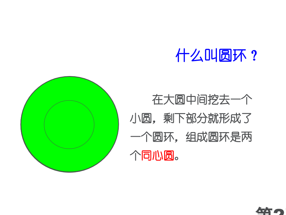 五年级下圆环及圆的组合图形的面积名师优质课获奖市赛课一等奖课件.ppt_第2页