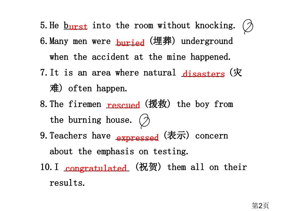 高考一轮复习(新人教版英语)知识点梳理：必修1-Unit-4省名师优质课赛课获奖课件市赛课一等奖课件.ppt_第2页