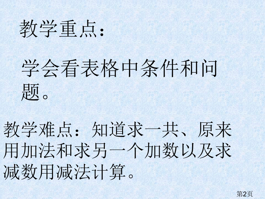 一年级表格复习省名师优质课赛课获奖课件市赛课一等奖课件.ppt_第2页