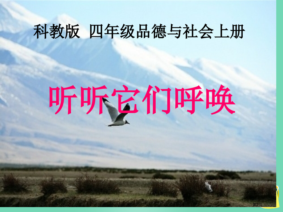 品德与社会听听它们的呼唤ppt上海科教版四年级上册市名师优质课比赛一等奖市公开课获奖课件.pptx_第2页