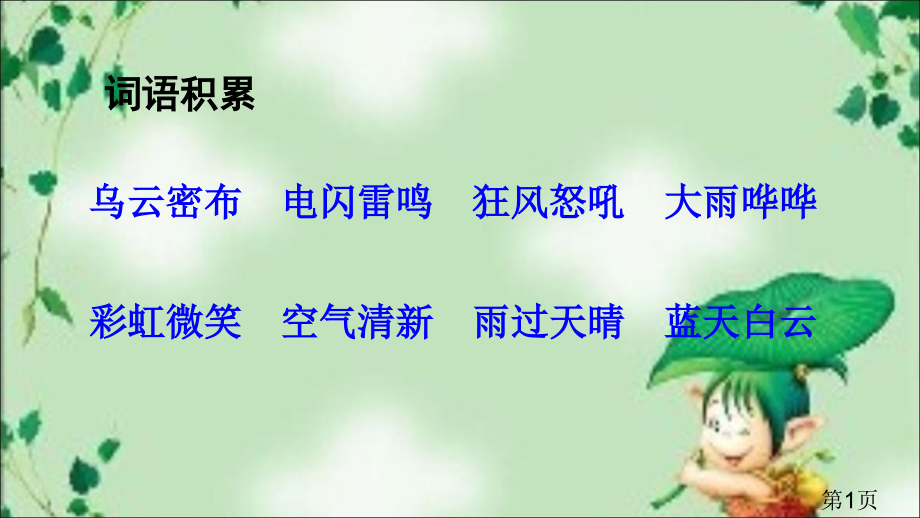 16《雷雨》第一课时教学设计省名师优质课赛课获奖课件市赛课一等奖课件.ppt_第1页