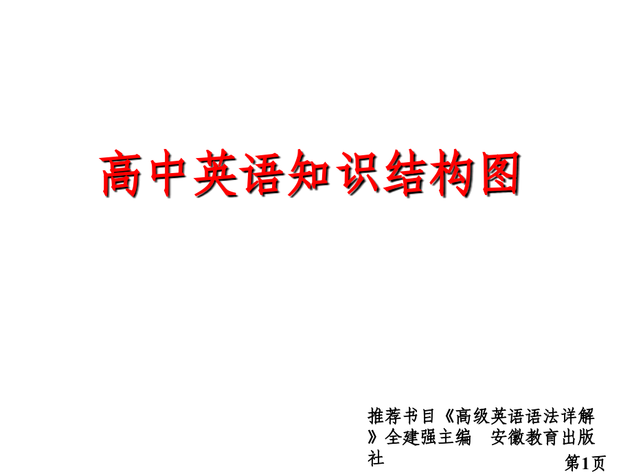 高中英语语法结构图省名师优质课赛课获奖课件市赛课一等奖课件.ppt_第1页