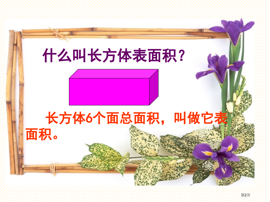 五下长方体的表面积市名师优质课比赛一等奖市公开课获奖课件.pptx_第2页