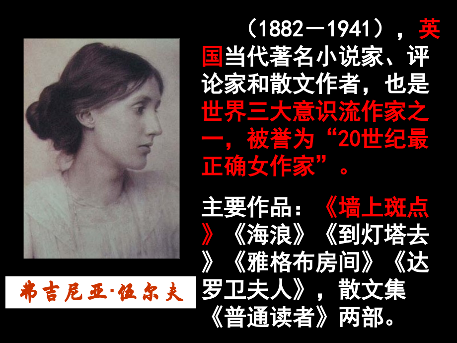 《墙上的斑点》省名师优质课赛课获奖课件市赛课一等奖课件.ppt_第2页