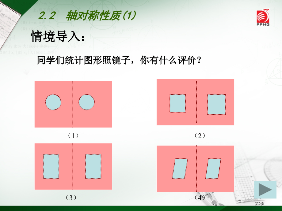 轴对称的性质苏科版八年级上优质课市名师优质课比赛一等奖市公开课获奖课件.pptx_第2页