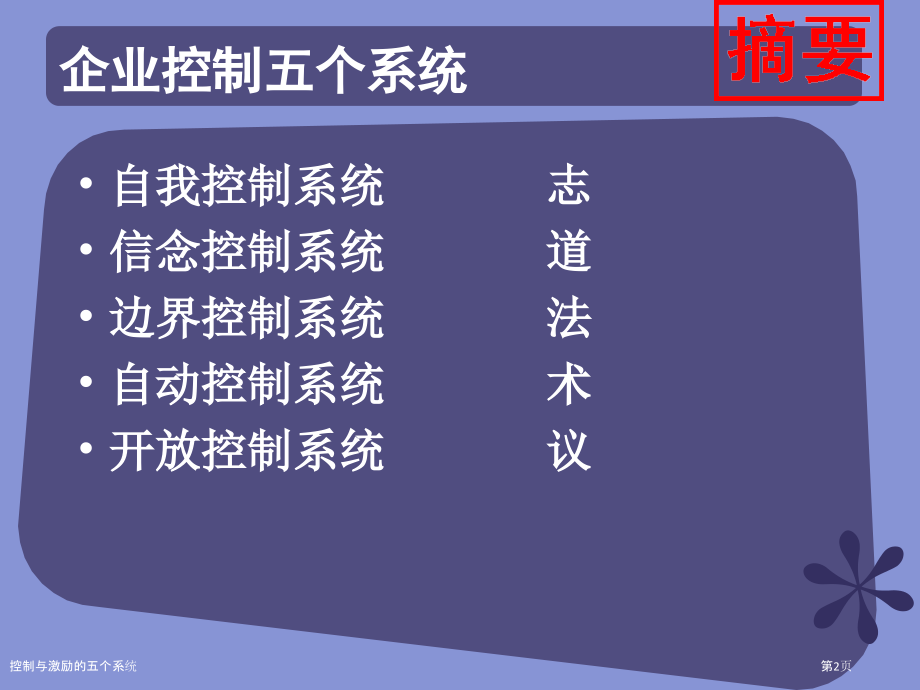 控制与激励的五个系统-.pptx_第2页