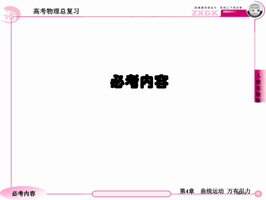 高考物理总复习·人教实验版44市公开课一等奖省优质课赛课一等奖课件.pptx_第1页