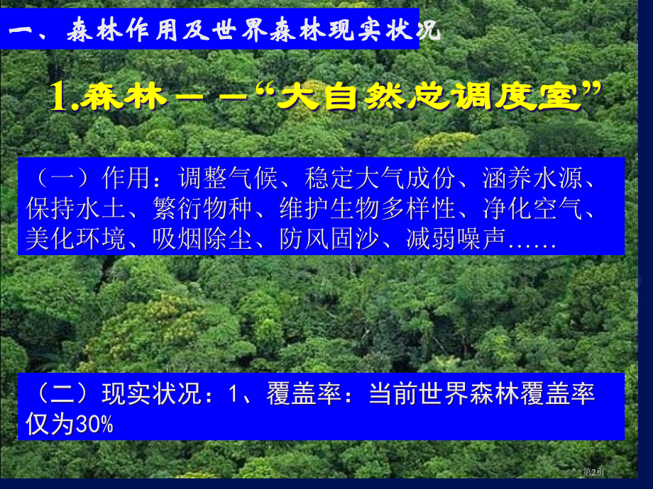 高中地理必修3第二章第2节森林的开发和保护以亚马逊热带雨林为例优质课市公开课一等奖省优质课赛课一等奖.pptx_第2页