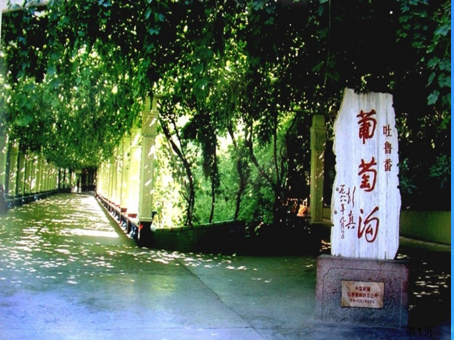 二年级语文下册-葡萄沟-鲁教版省名师优质课赛课获奖课件市赛课一等奖课件.ppt_第1页