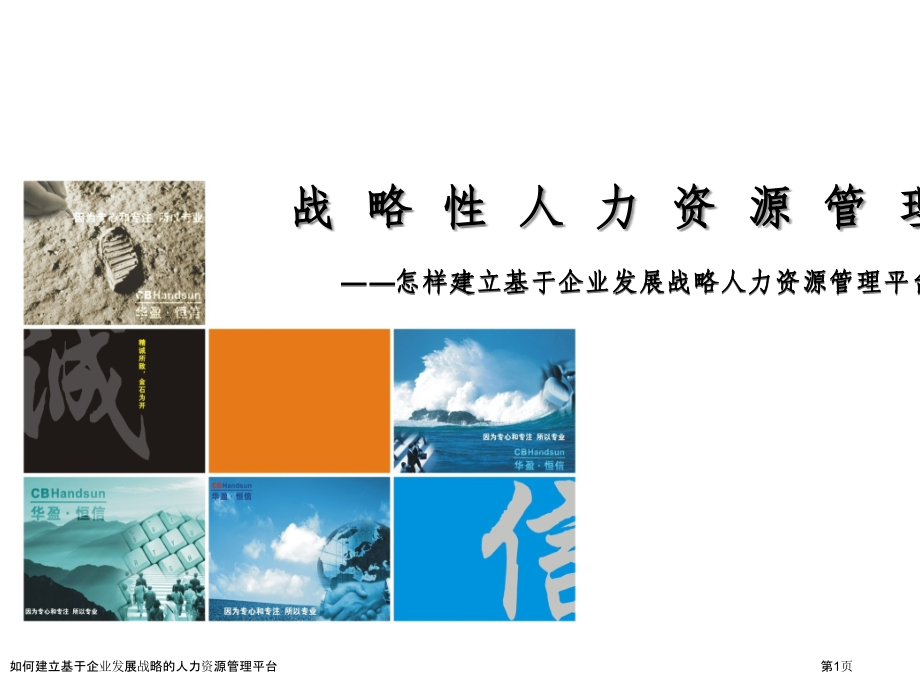 如何建立基于企业发展战略的人力资源管理平台.pptx_第1页