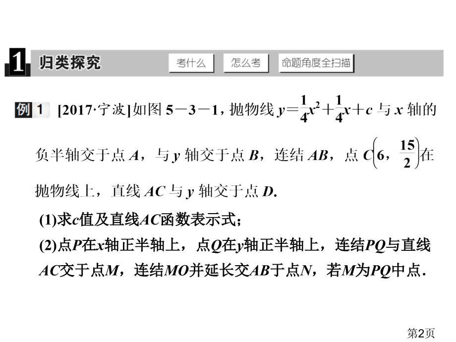 二次函数和相似三角形的综合名师优质课获奖市赛课一等奖课件.ppt_第2页