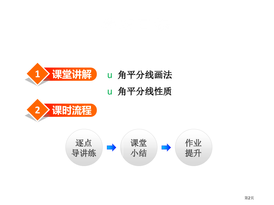 角的平分线的性质教学课件市名师优质课比赛一等奖市公开课获奖课件.pptx_第2页