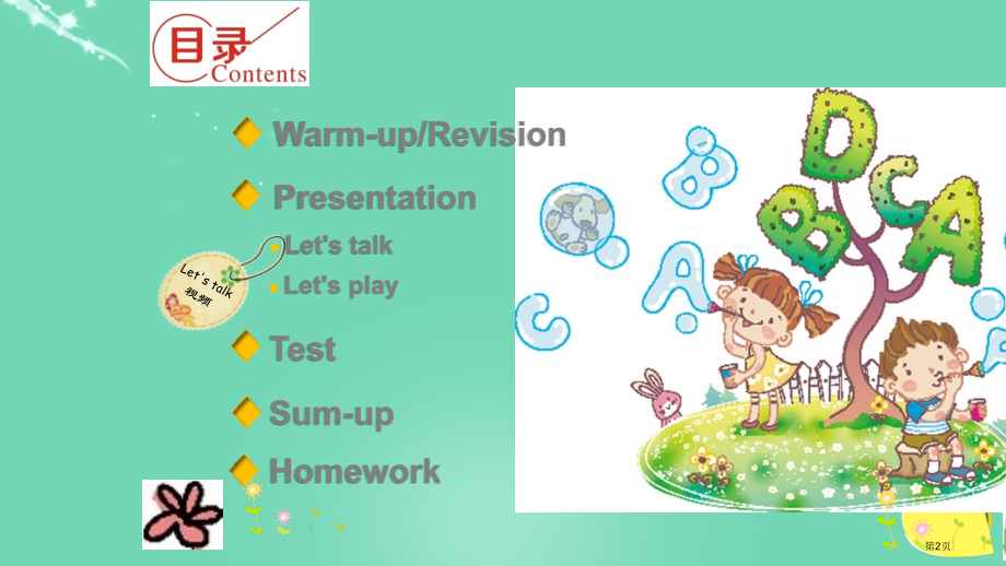 四年级下册Unit-4-Part-A市名师优质课比赛一等奖市公开课获奖课件.pptx_第2页