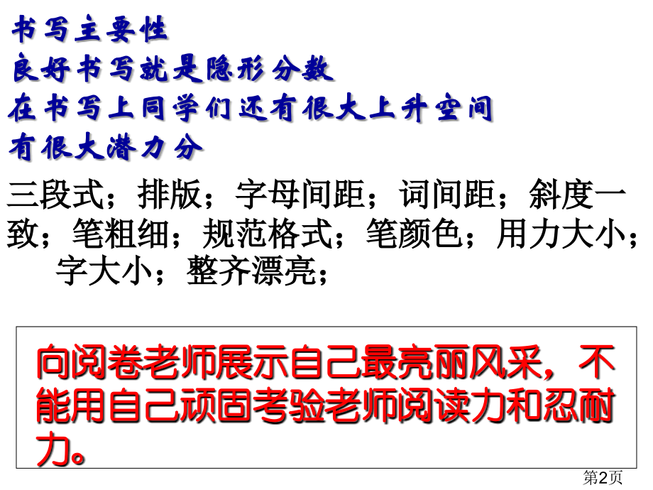 高考英语作文书写积累省名师优质课赛课获奖课件市赛课一等奖课件.ppt_第2页