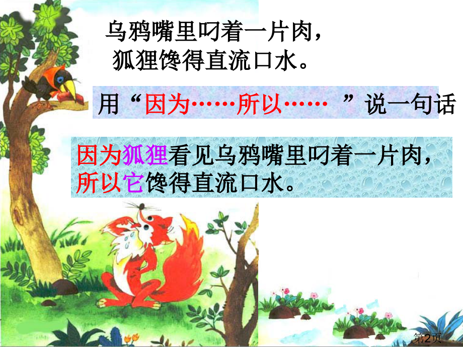 小学语文一年级下册《21.狐狸和乌鸦》省名师优质课赛课获奖课件市赛课一等奖课件.ppt_第2页