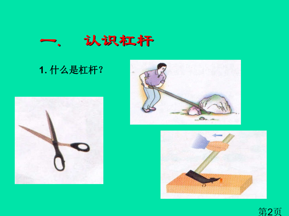 初中物理杠杆资料省名师优质课赛课获奖课件市赛课一等奖课件.ppt_第2页