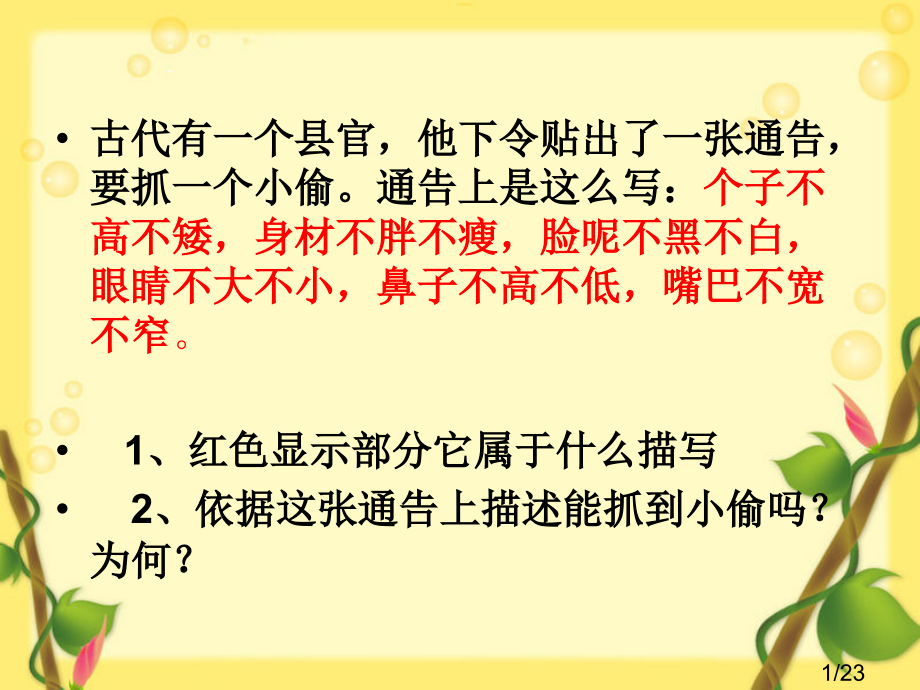初中作文人物肖像描写的方法省名师优质课赛课获奖课件市赛课百校联赛优质课一等奖课件.ppt_第1页