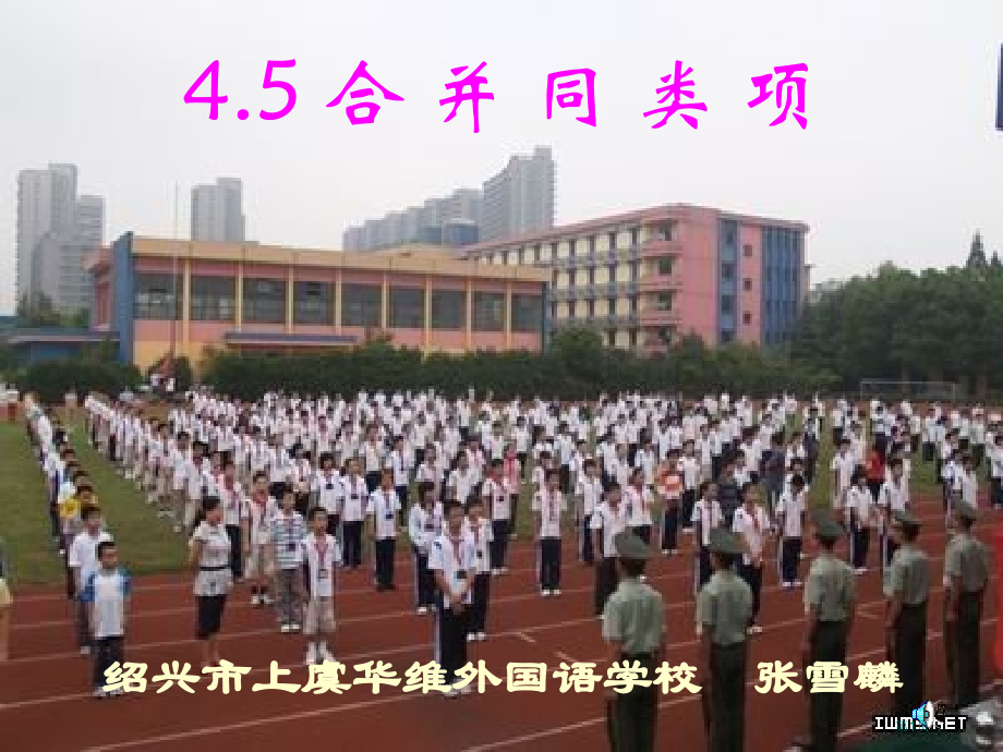 合并同类项公开课市名师优质课比赛一等奖市公开课获奖课件.pptx_第1页