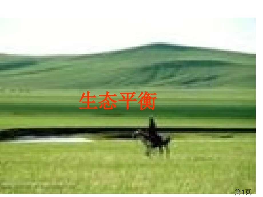 苏教版六年级下册科学《生态平衡》省名师优质课赛课获奖课件市赛课一等奖课件.ppt_第1页
